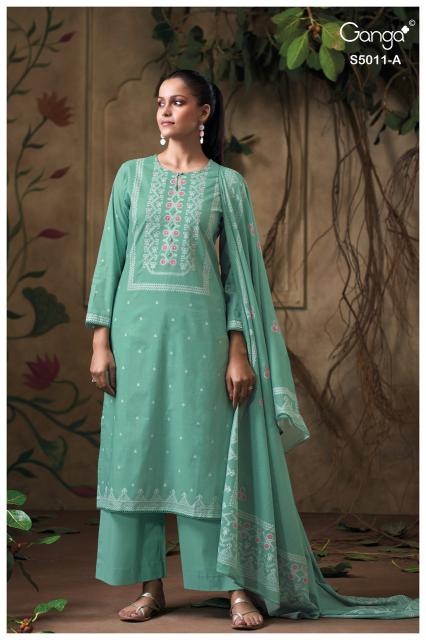 Ganga rakul 5011 wholesale dress materials &